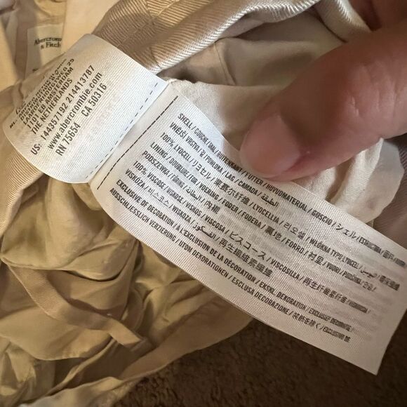 Abercrombie asymmetrical jacket small - Picture 9 of 10